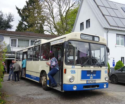 MAN SL200 beim Junggesellinnenabschied