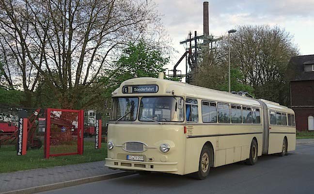 Henschel HS160OSL am Feuerwehrmuseum an der Henrichshütte in Hattingen
