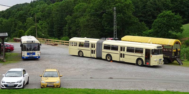 MAN SL200 kommt für die Rückfahrt der Gruppe