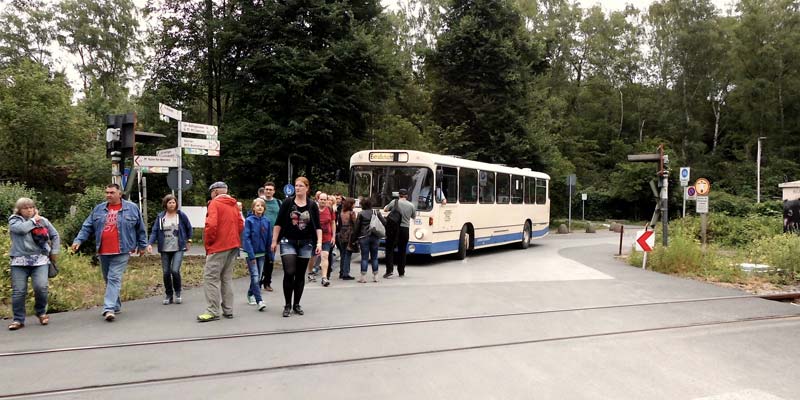 MAN SL200 ist an der Zeche Nachtigall angekommen