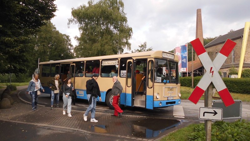 H107 bei Ankunft an der Zeche